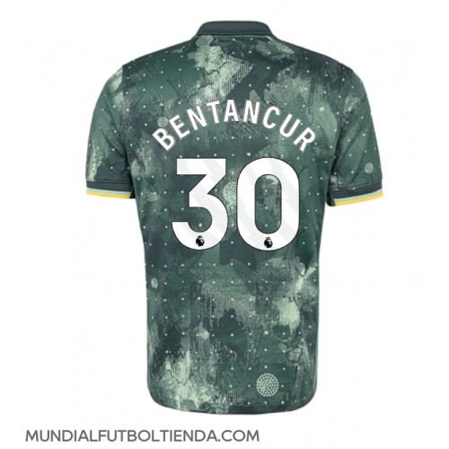 Camiseta Tottenham Hotspur Rodrigo Bentancur #30 Tercera Equipación Replica 2024-25 mangas cortas